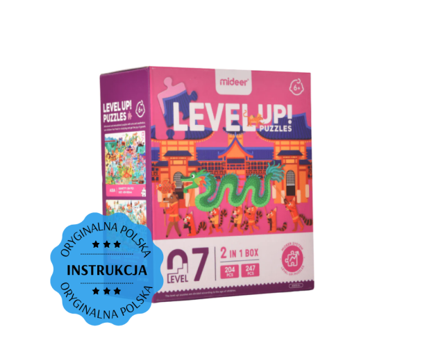 LEVEL UP! 07 - Świat wokół nas puzzle 2w1