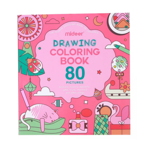 Książka do kolorowania dla dziewczynek 80 stron