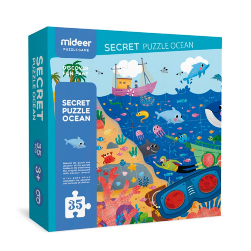 Puzzle detektywistyczne Ocean 35 szt. (wersja 2020)