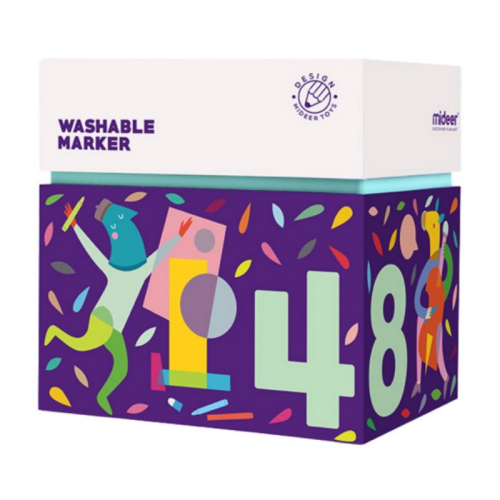 Zmywalne markery 48szt.