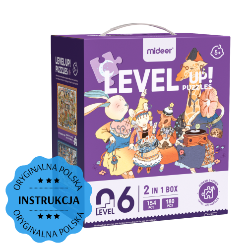 LEVEL UP! 06 - Zwierzęta i sny puzzle 2w1