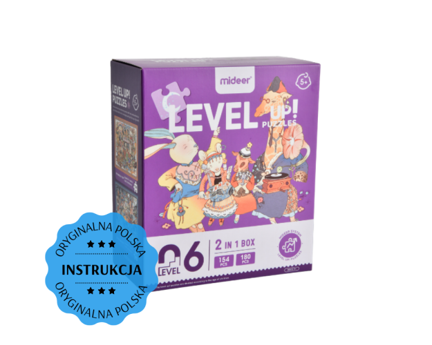 LEVEL UP! 06 - Zwierzęta i sny puzzle 2w1