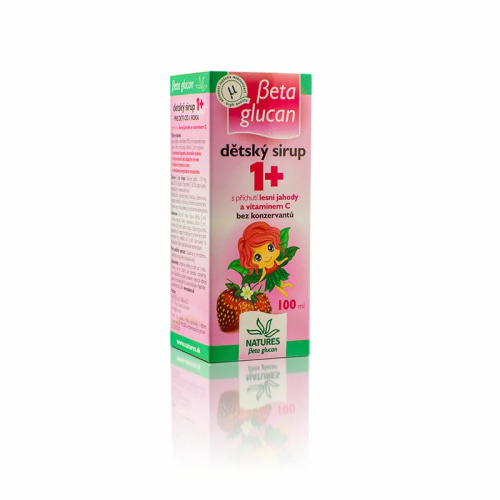 Beta Glukan Syrop dla dzieci 1 + o smaku truskawki leśnej 100ml