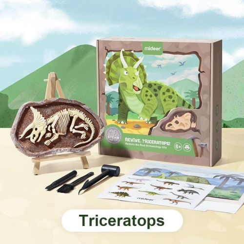 Wykopywanie dinozaurów - Triceratops
