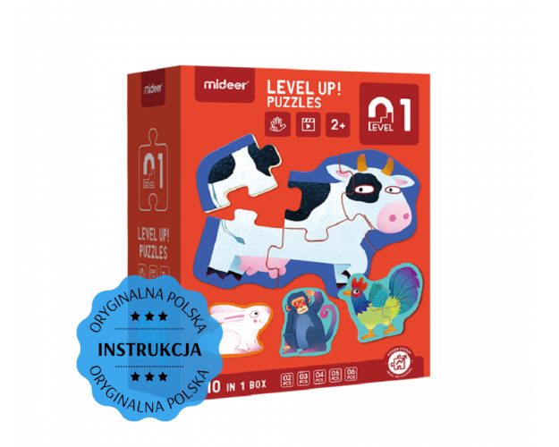 LEVEL UP! 01 - Zwierzęta - Puzzle