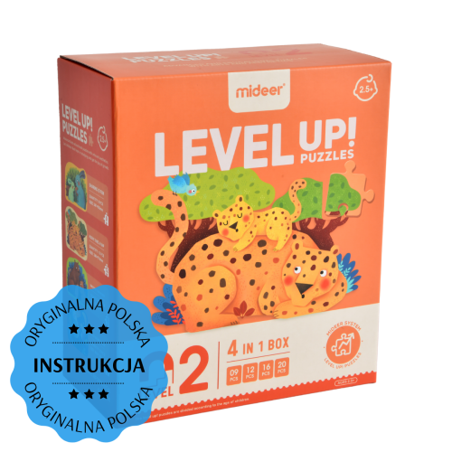 LEVEL UP! 02 - Zwierzęca rodzinka - Puzzle