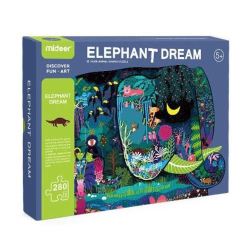 Śpiący słoń puzzle 280 szt.