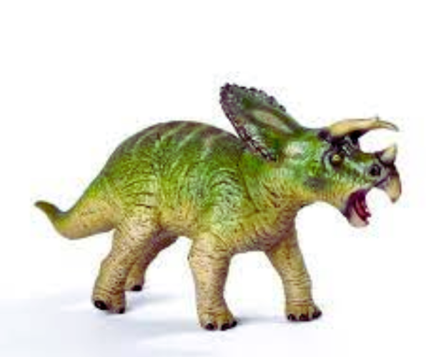 Duży model dinozaura - Triceratops