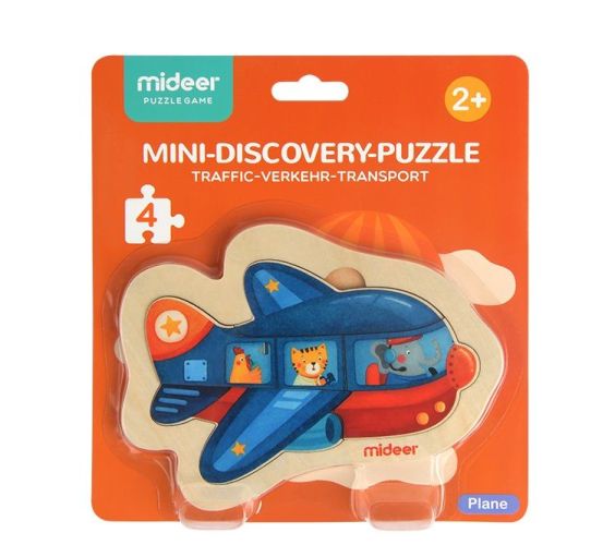 Mini puzzle Samolot 4 szt.