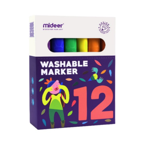Zmywalne markery 12szt.