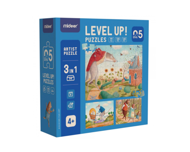 LEVEL UP! 05 - Bohaterowie zwierząt - Puzzle