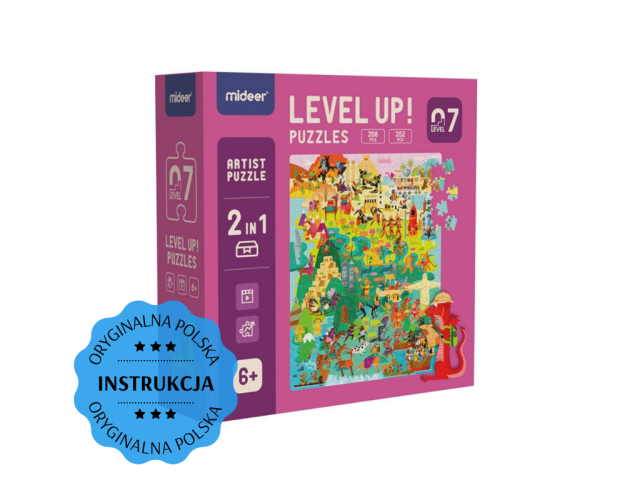 LEVEL UP! 07 - Artystyczna seria puzzle 2w1