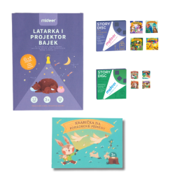 Latarka i projektor dla dzieci z wyborem innych bajek