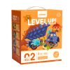 LEVEL UP! 02 - Dinozaury w akcji puzzle 4w1